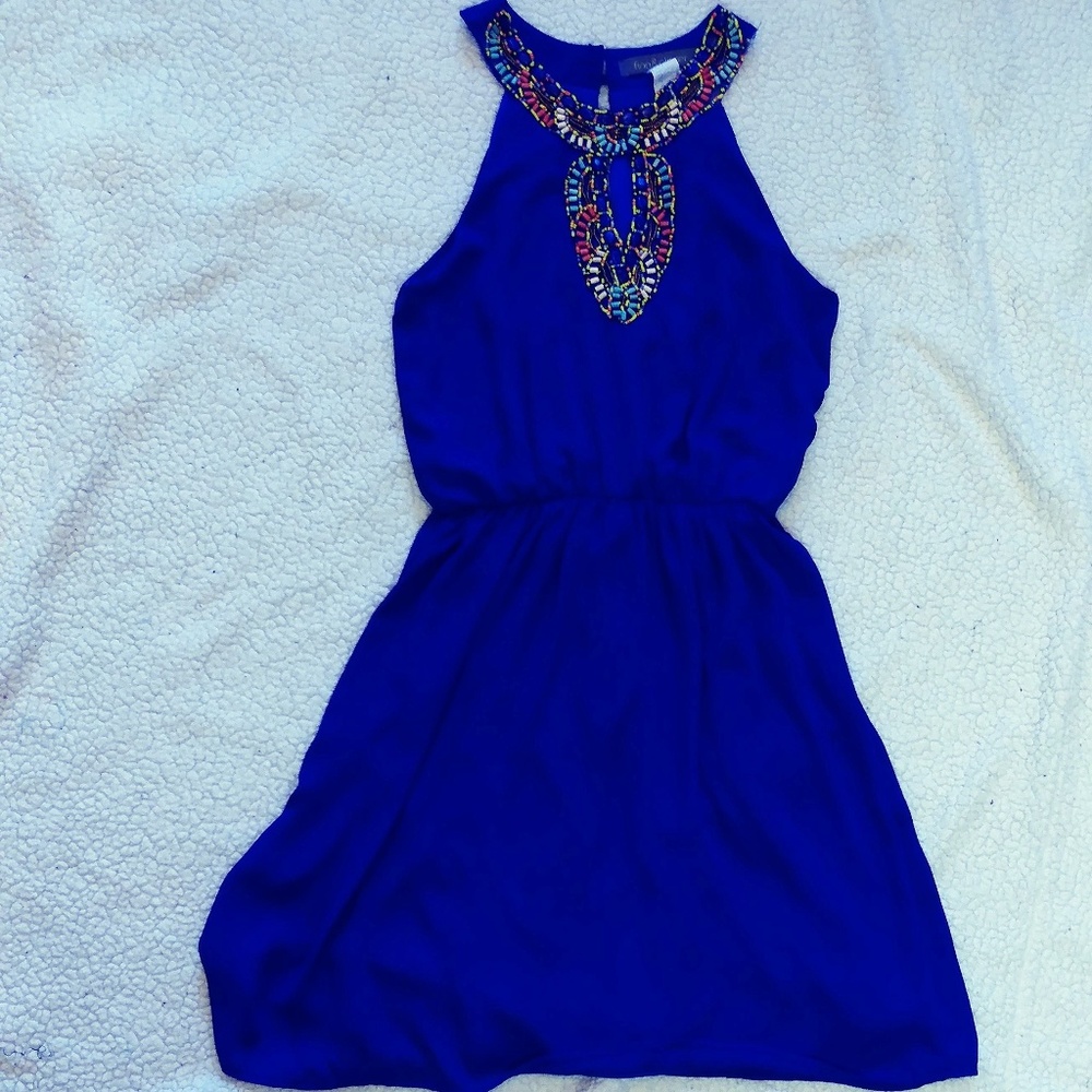 Finn & Clover Beaded Mini Dress